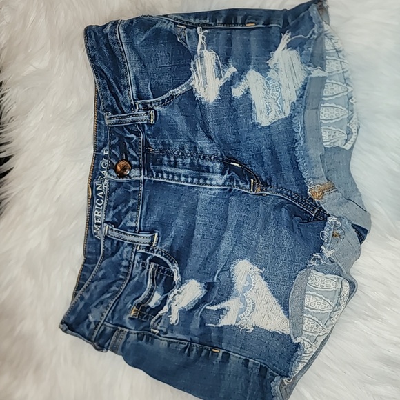 American Eagle Outfitters Pre-loved Distressed Shorts - Picture 2 of 7